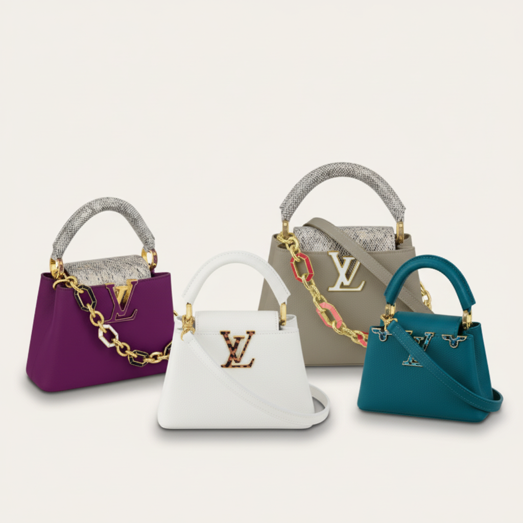 Louis Vuitton Capucines collection product-based hero image