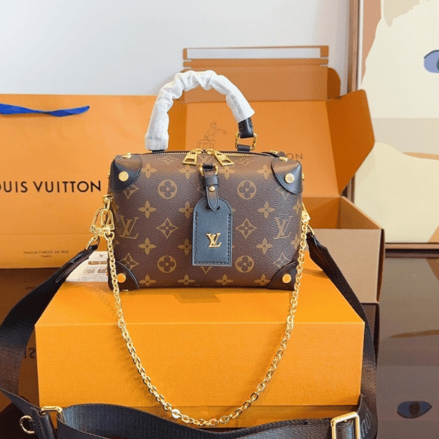 Louis Vuitton Soft Trunk Mini Black Monogram Crossbody Bag