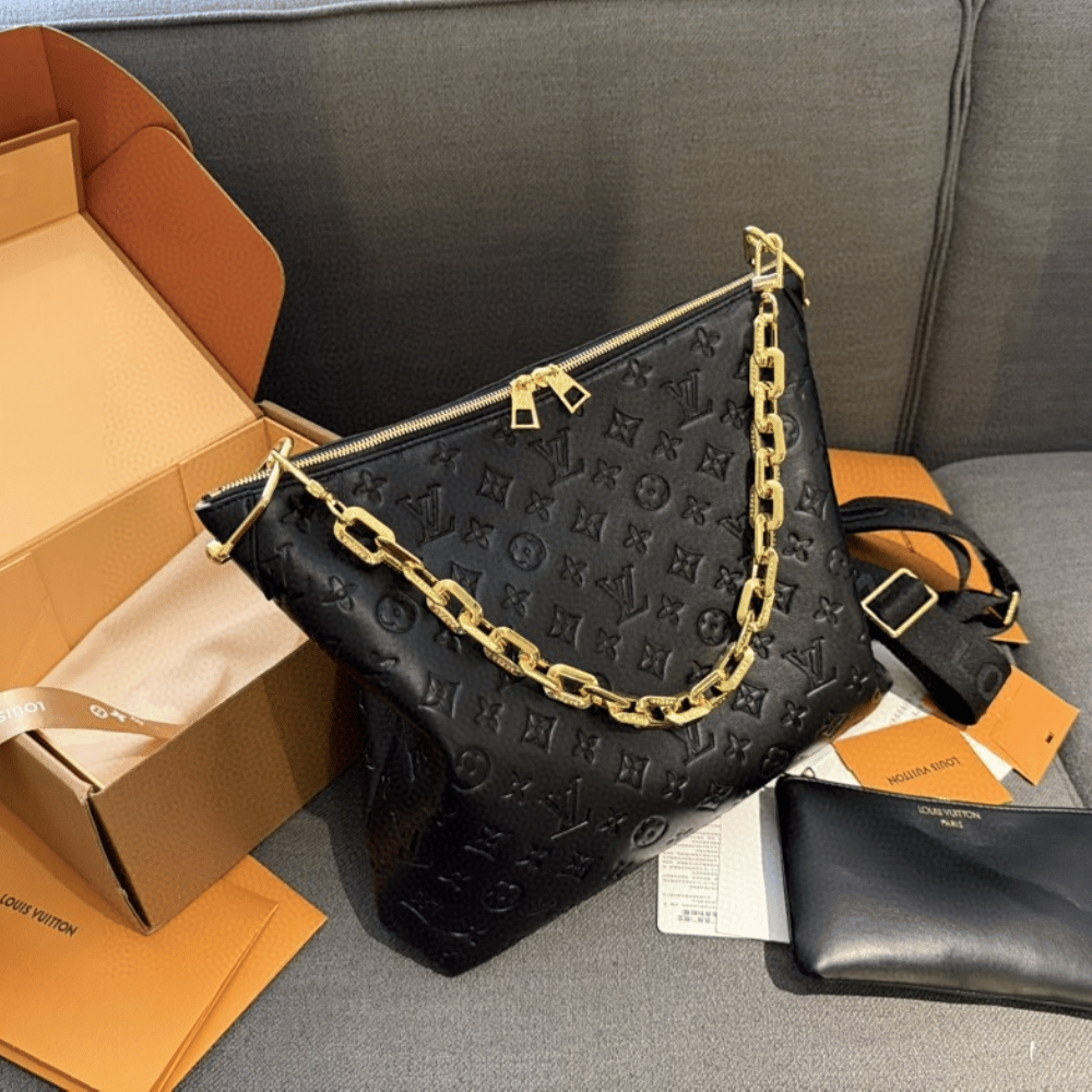 Louis Vuitton Coussin Hobo MM Black 15 Inches M12068