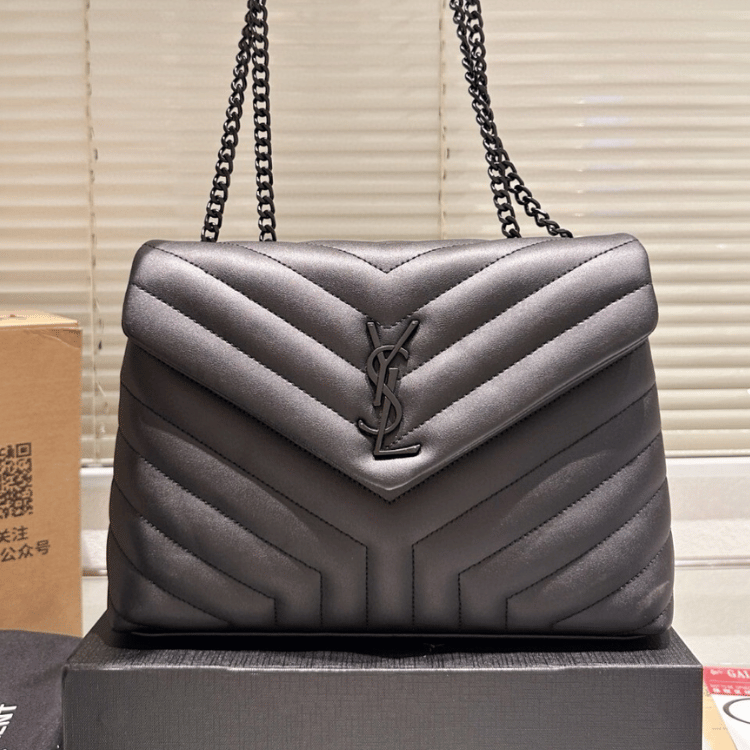 Saint Laurent Loulou Bag Black 11.8 Inches