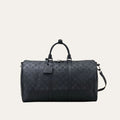 Louis Vuitton Keepall Bandoulière 50 Monogram Shadow 19.7 Inches LV M44810