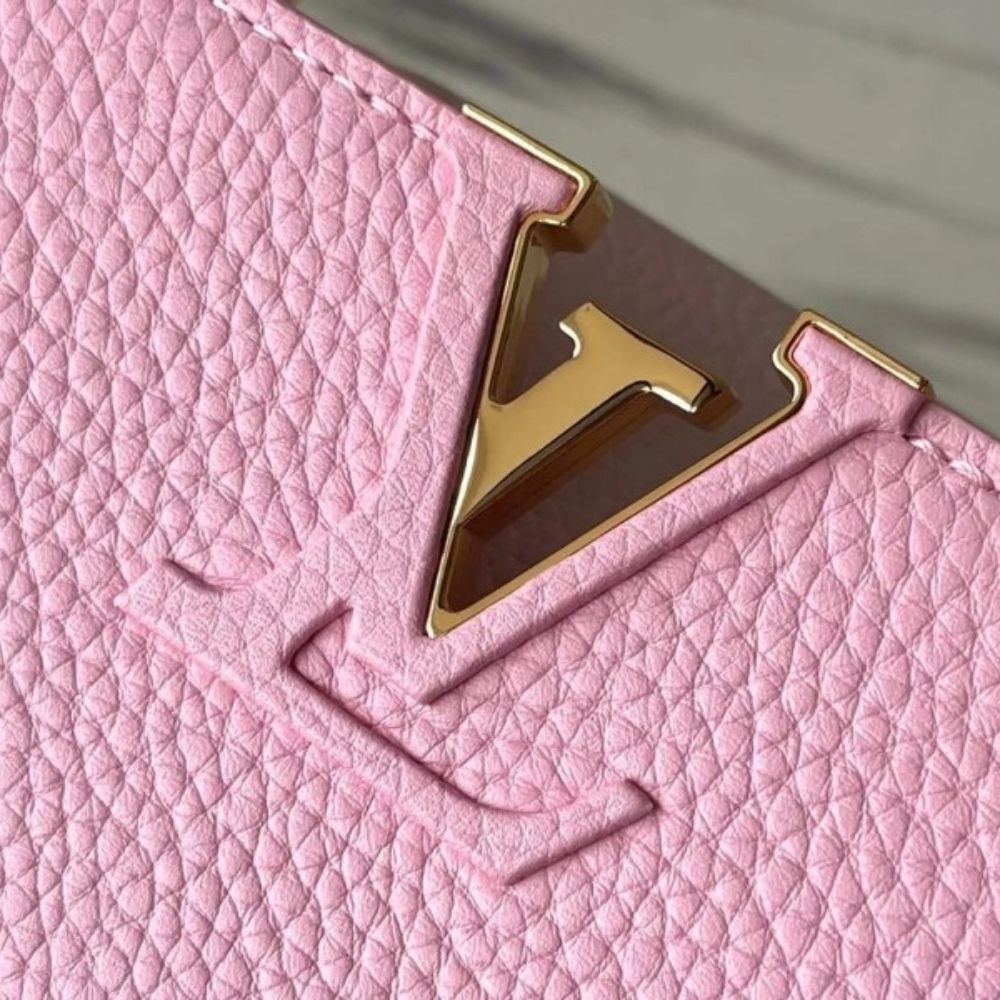 Louis Vuitton Mini Capucines Rose Chamallow Pink 7.9 Inches M22375
