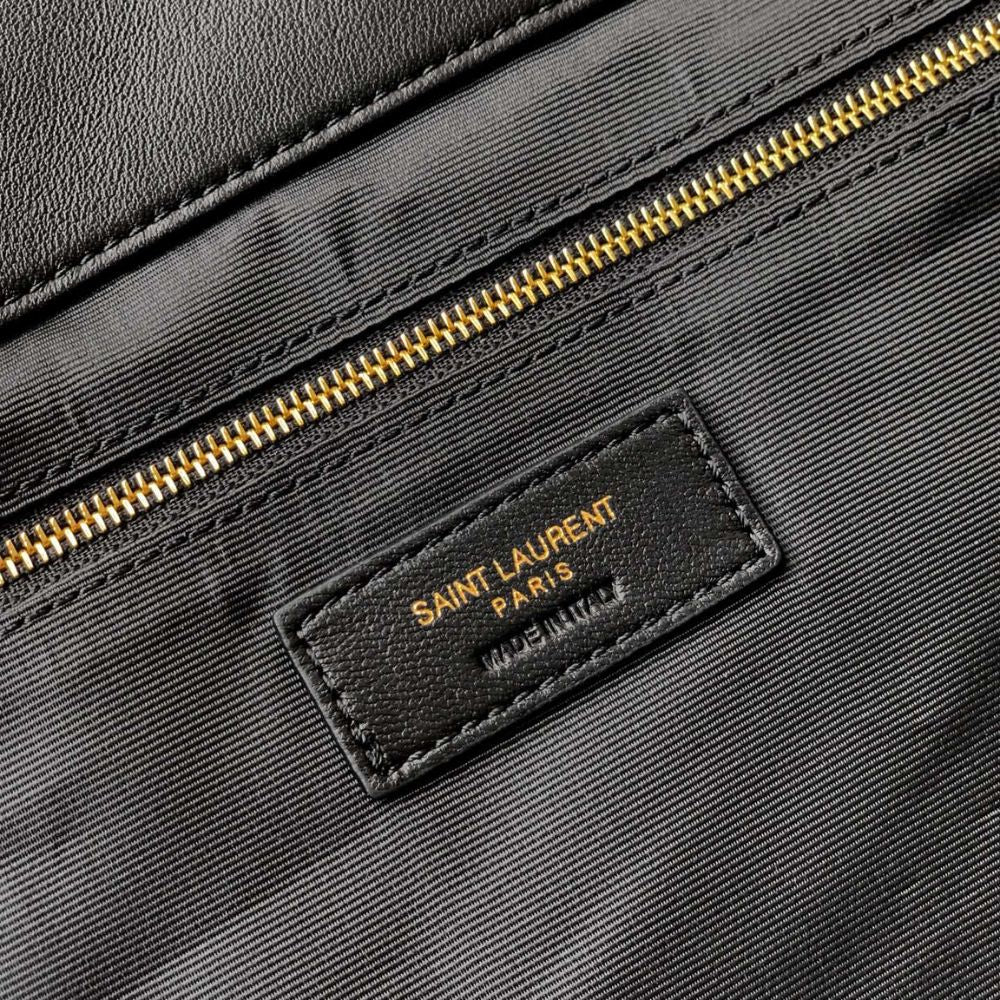 [Premium Quality] – Saint Laurent Icare Maxi Shopping Bag Black 13.8 Inches 698651Aaang1000