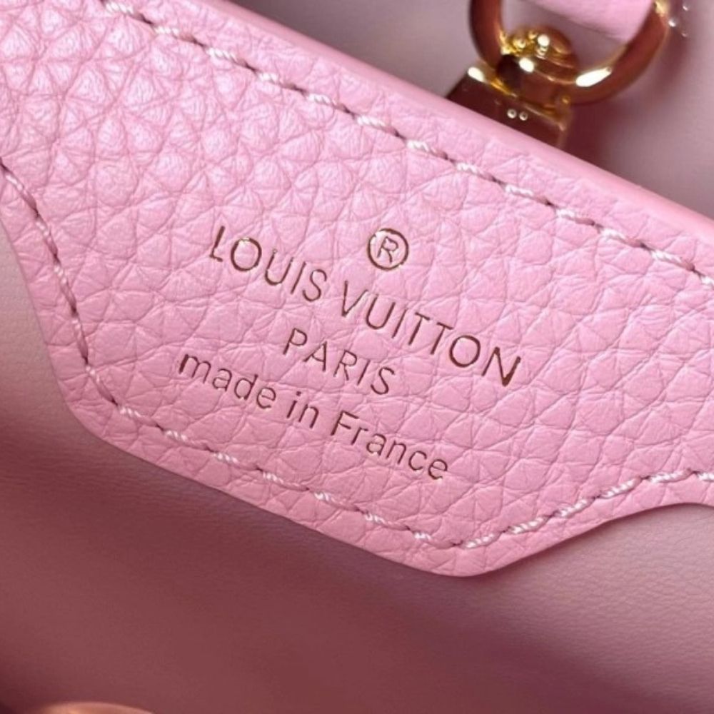 Louis Vuitton Mini Capucines Rose Chamallow Pink 7.9 Inches M22375