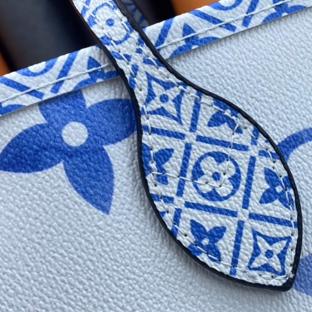 Louis Vuitton Neverfull By The Pool MM Blue 12.2 Inches M22979