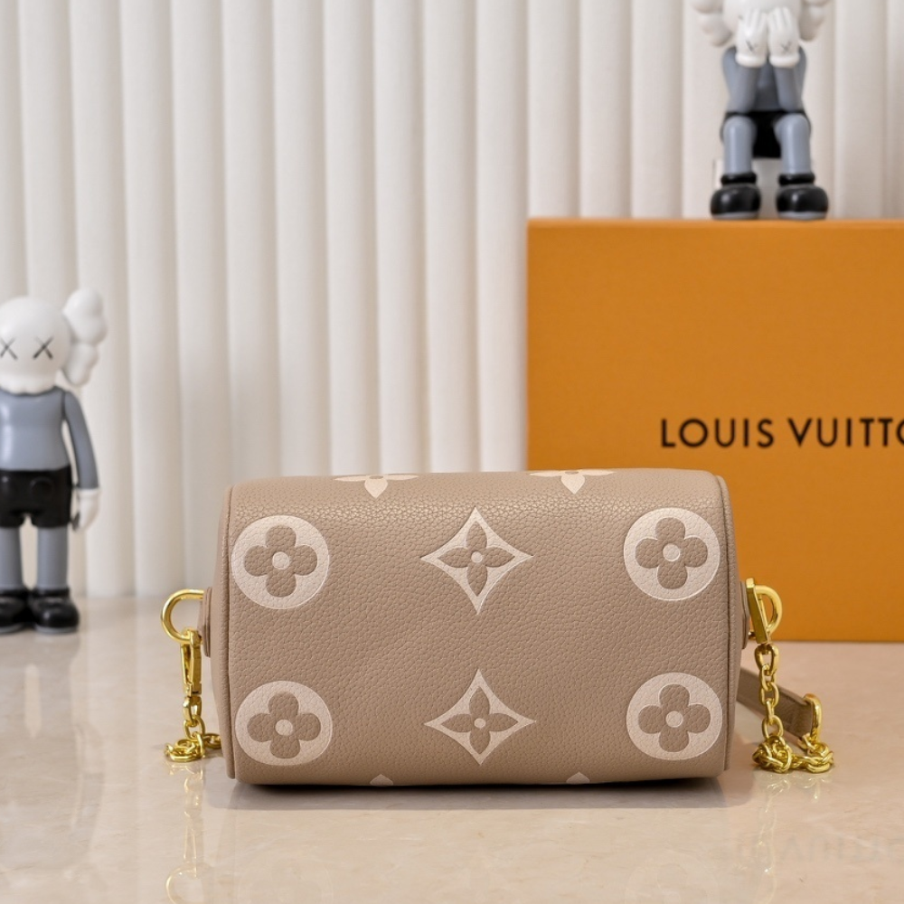 Louis Vuitton Nano Speedy Tourterelle Beige 6.3 Inches M82890