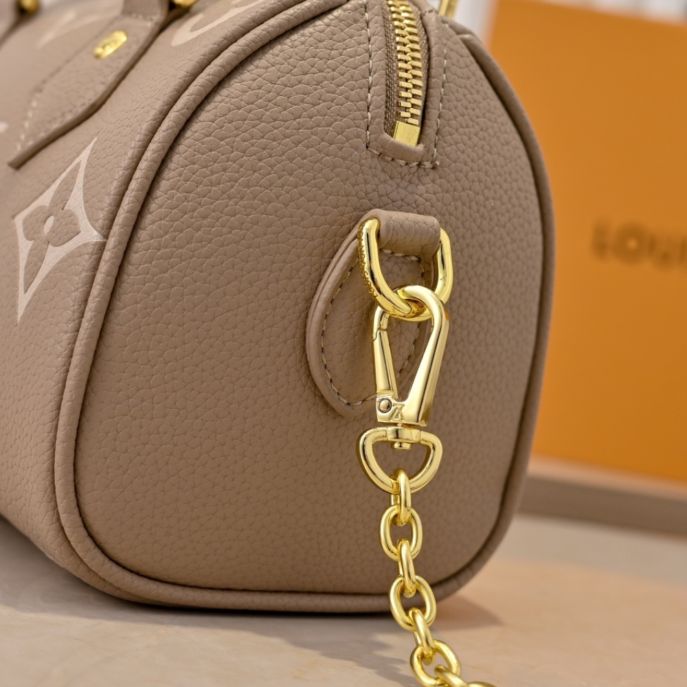 Louis Vuitton Nano Speedy Tourterelle Beige 6.3 Inches M82890