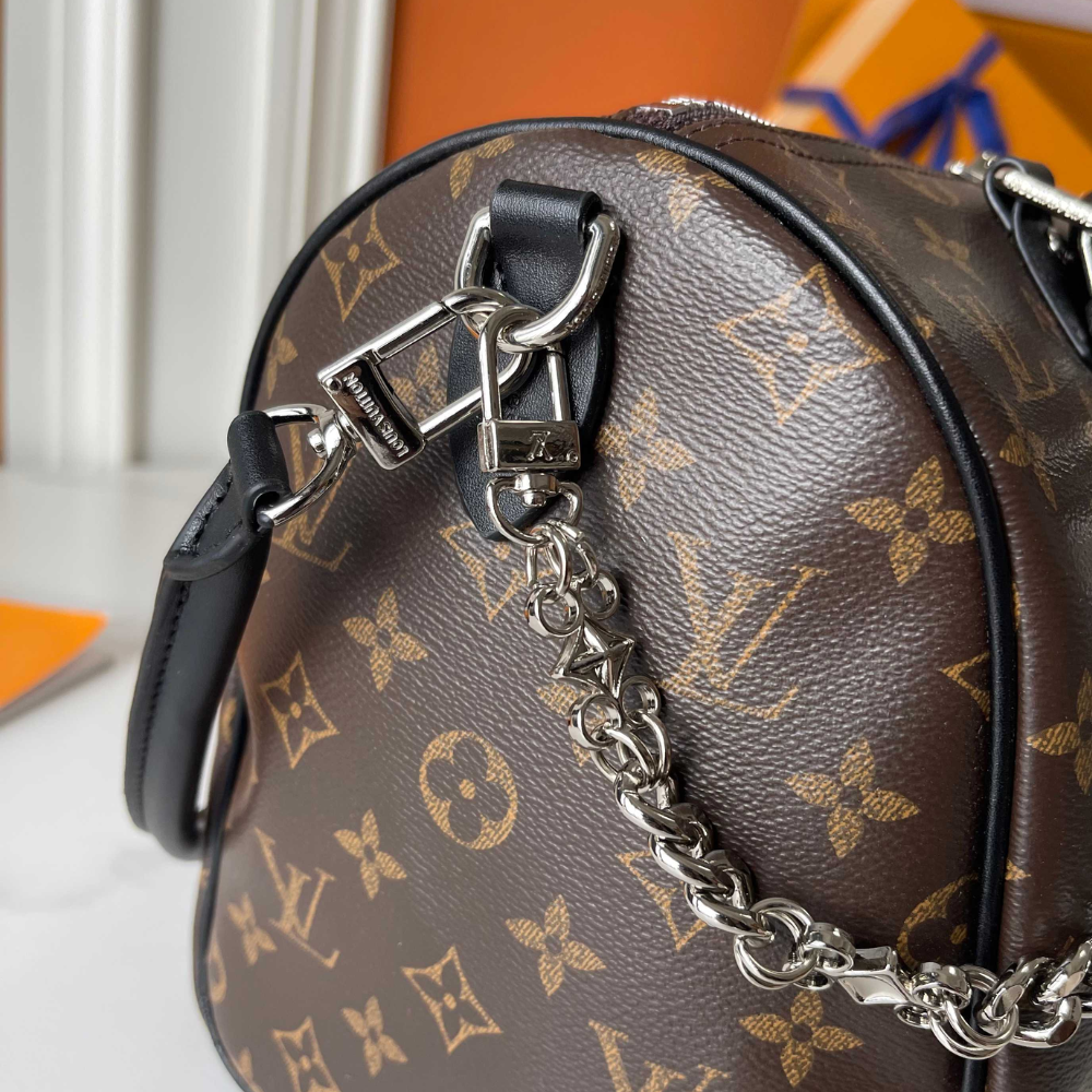 Louis Vuitton Speedy Soft 30 Dark 11.8 Inches M12243