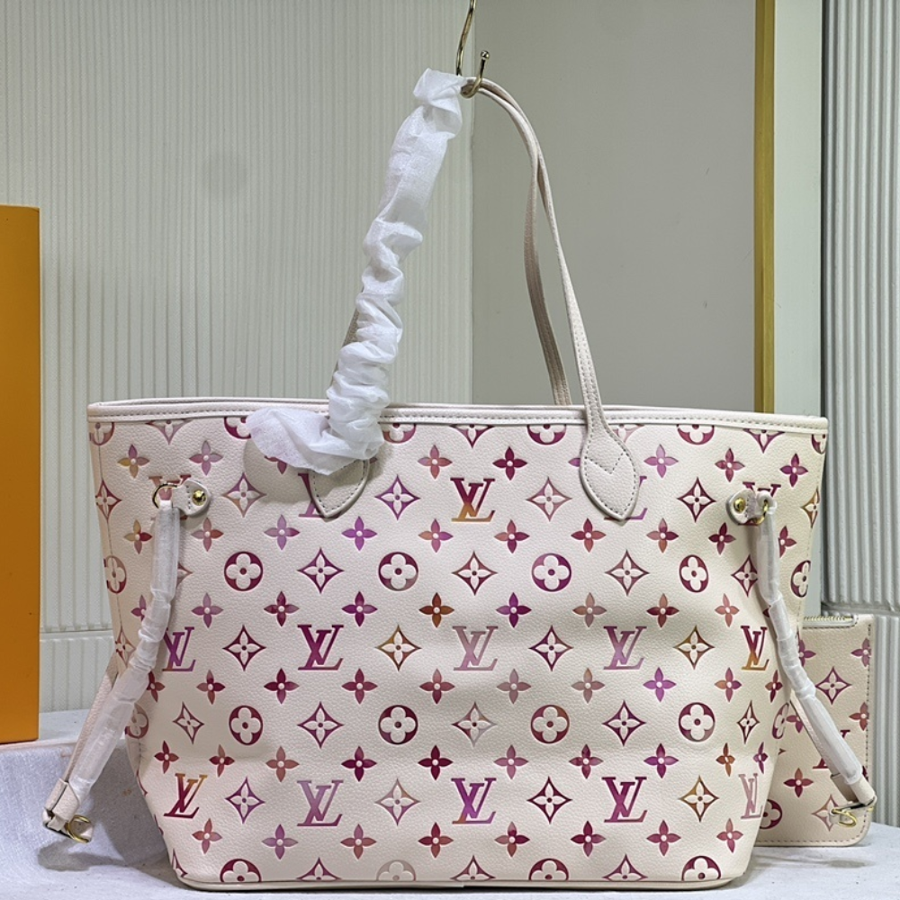 Louis Vuitton Neverfull MM Monogram Multicolor 12.2 Inches N40604