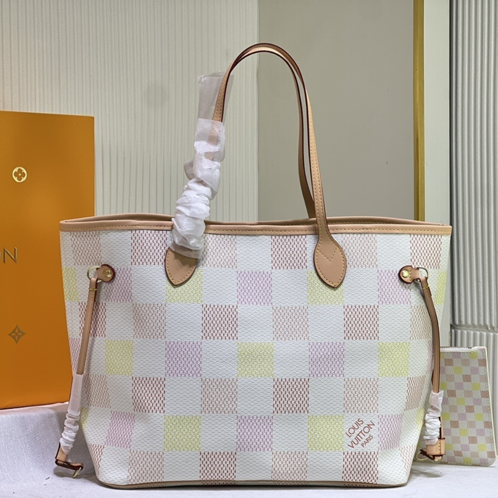 Louis Vuitton Neverfull MM Peach 12.2 Inches N40668