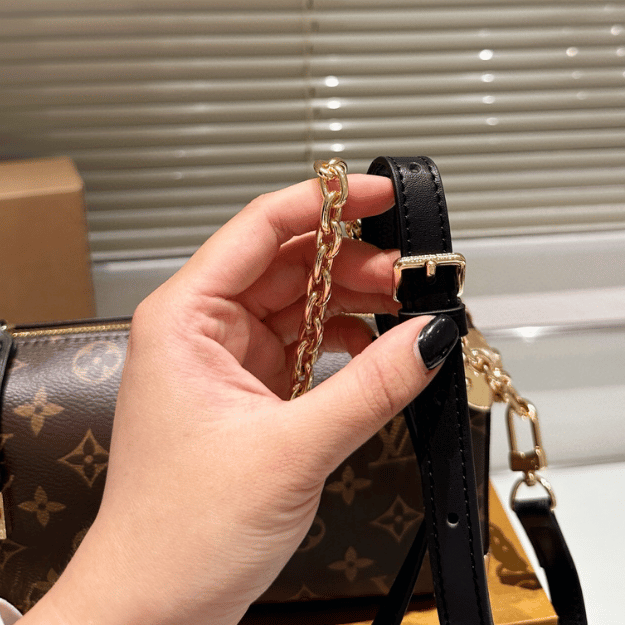 Louis Vuitton Slim Trunk Monogram Chain Bag