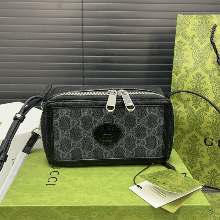 Gucci Deco Mini Shoulder Bag Black 7 Inches