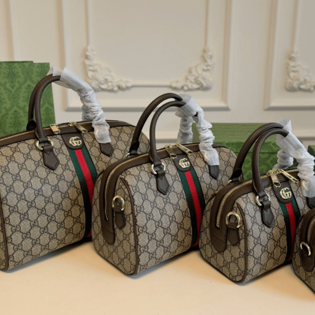 Gucci Ophidia Gg Mini Boston Bag Beige 7 Inches 838478 FAE0P 9746
