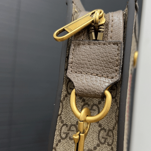 Gucci Ophidia Gg Small Shoulder Bag Beige 8.6 Inches