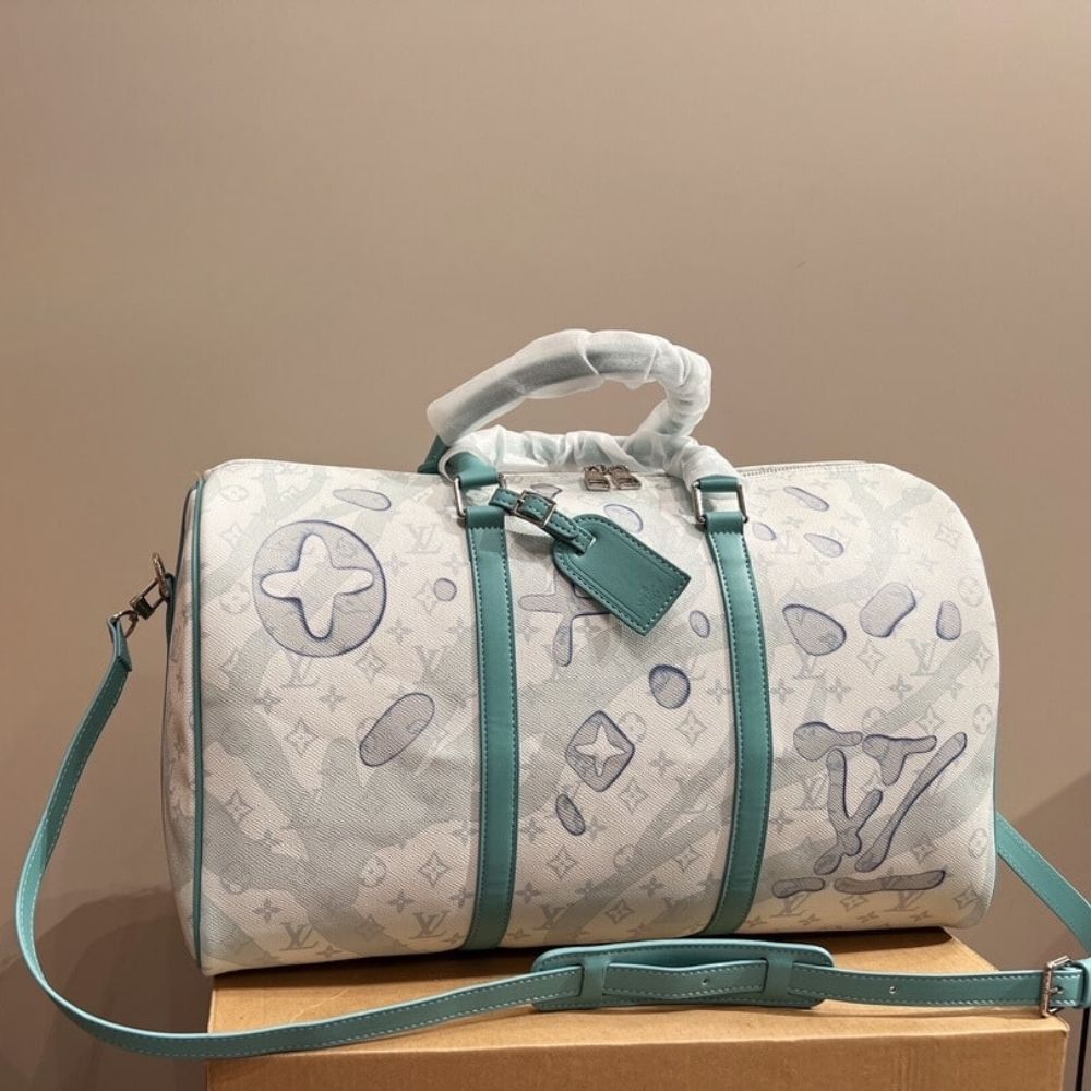 Louis Vuitton Keepall Bandouliere 50 Crystal Blue 19.7 Inches M22570