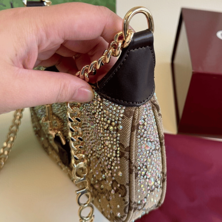 Gucci Jackie Notte Mini Bag Beige 7.7 Inches 782889 FAD1Z 2541