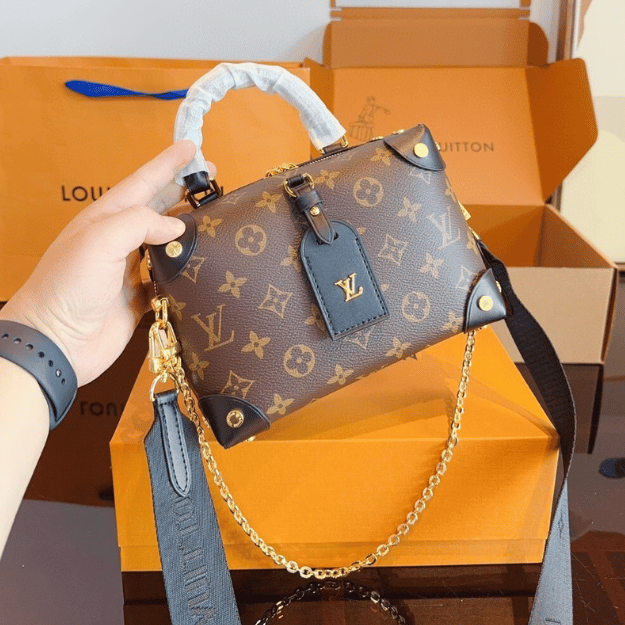 Louis Vuitton Soft Trunk Mini Black Monogram Crossbody Bag