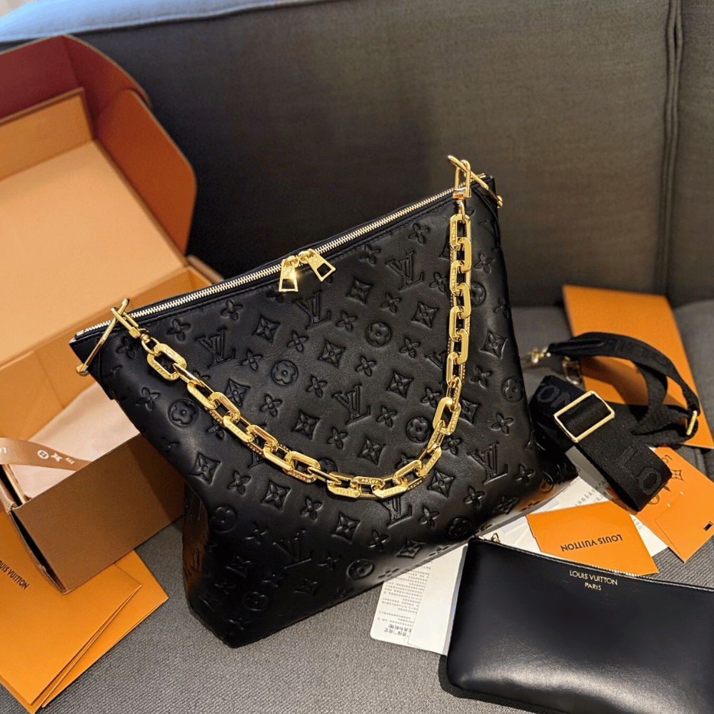 Louis Vuitton Coussin Hobo MM Black 15 Inches M12068