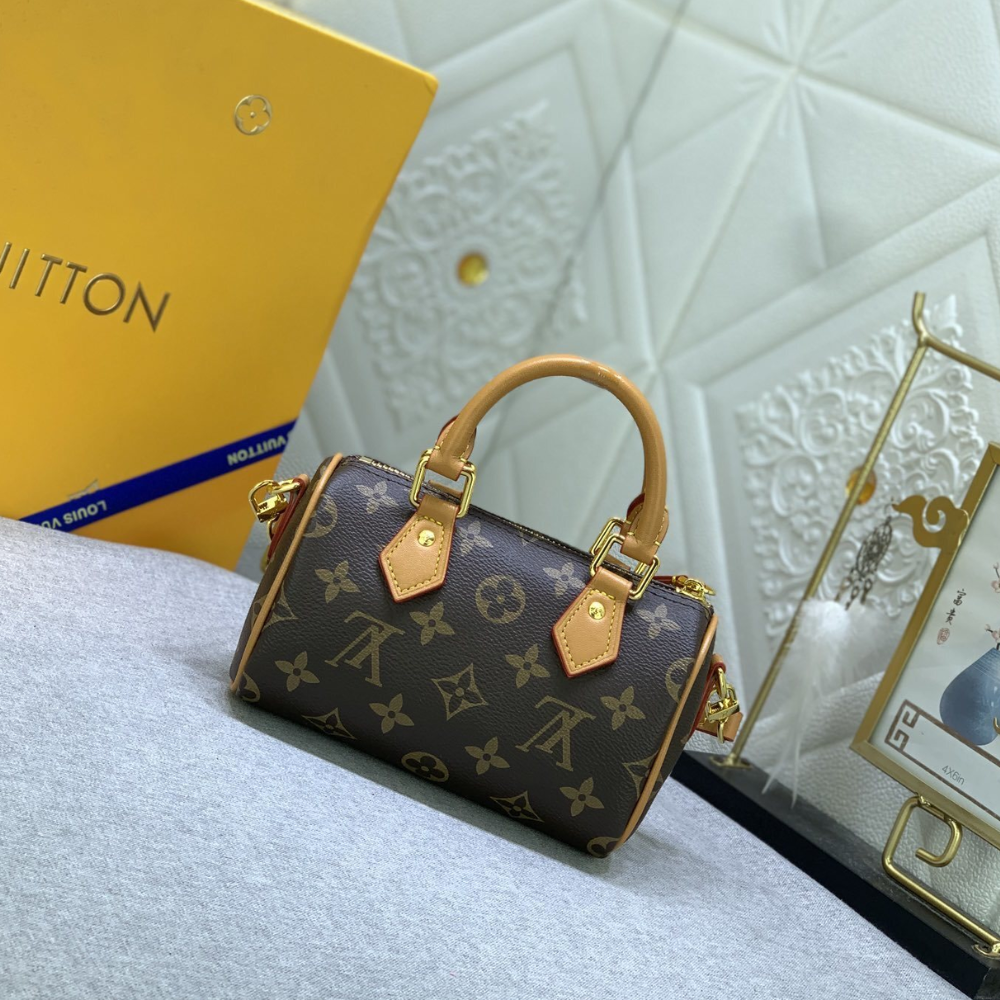 Louis Vuitton Nano Speedy Vivienne Brown 6.3 Inches M82624