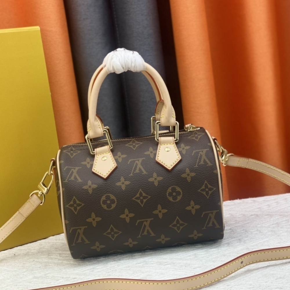 Louis Vuitton Speedy Bandouilière 20 Brown 8.1 Inches M46234