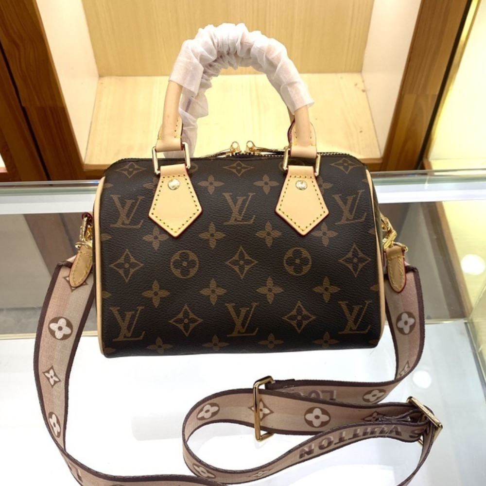 Louis Vuitton Speedy Bandouilière 20 Brown 8.1 Inches M46234