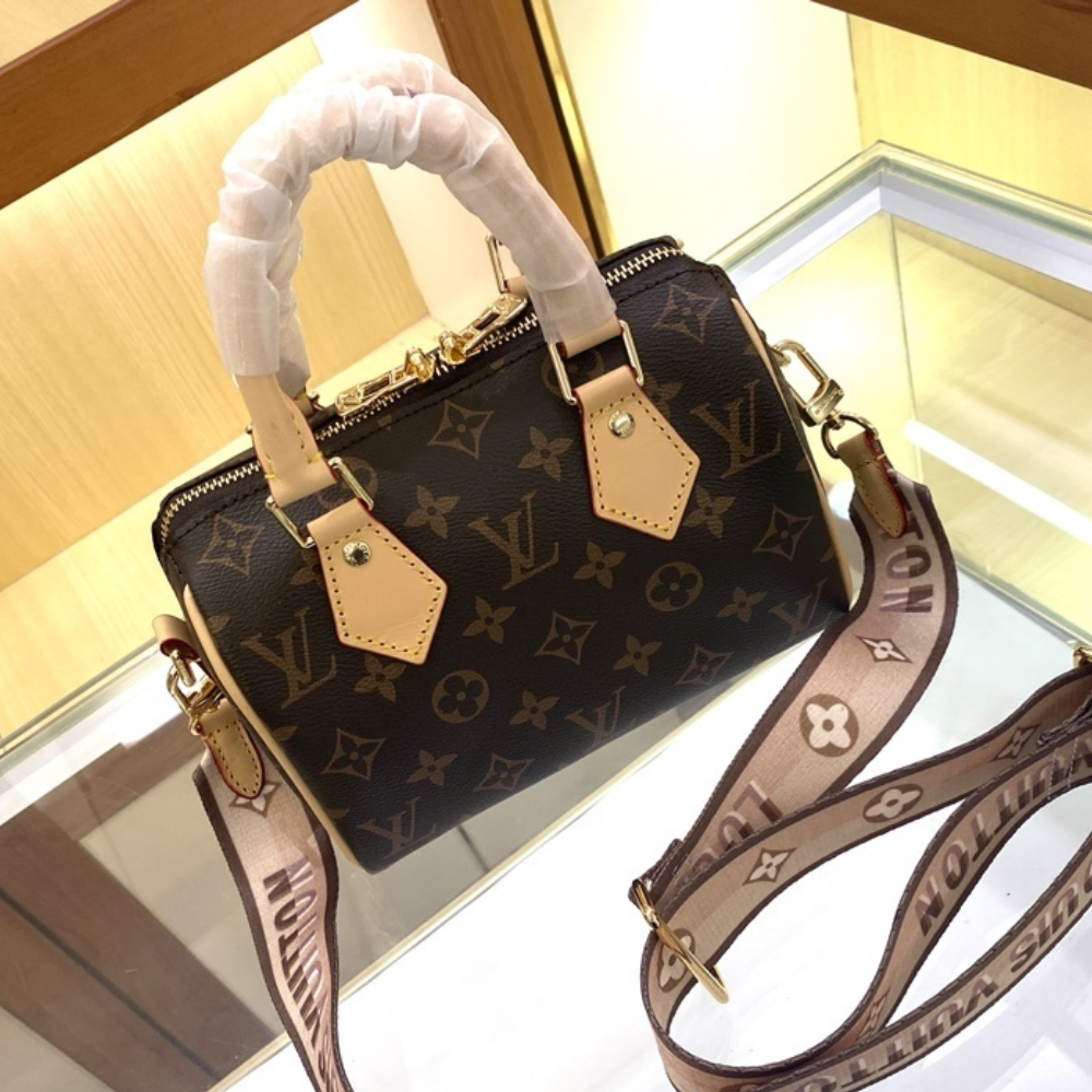 Louis Vuitton Speedy Bandouilière 20 Brown 8.1 Inches M46234