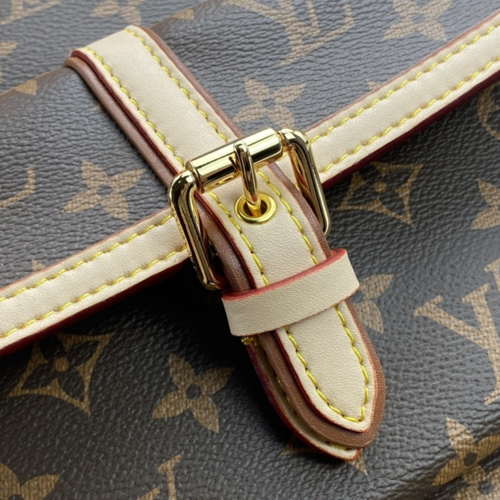 Louis Vuitton Neverfull MM Monogram Empreinte With Pouch Pocket Brown 12.2 Inches M20921
