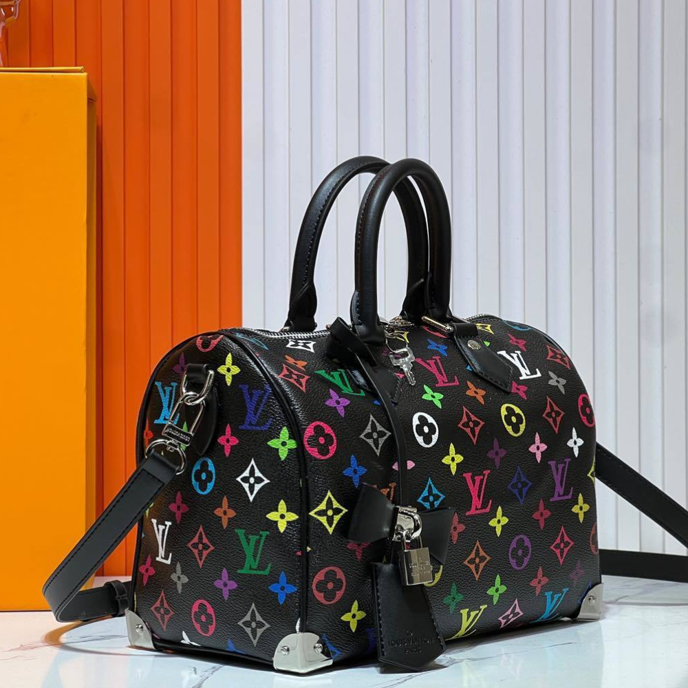 Louis Vuitton Lv X Tm Speedy Soft 30 Bag Black 11.8 Inches M13257