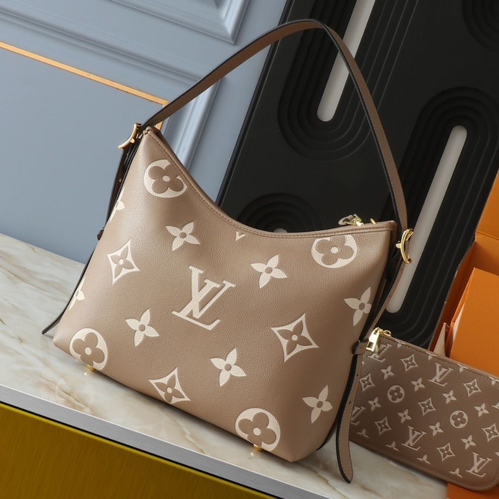Louis Vuitton Carryall PM Crème Beige 11.4 Inches M47180