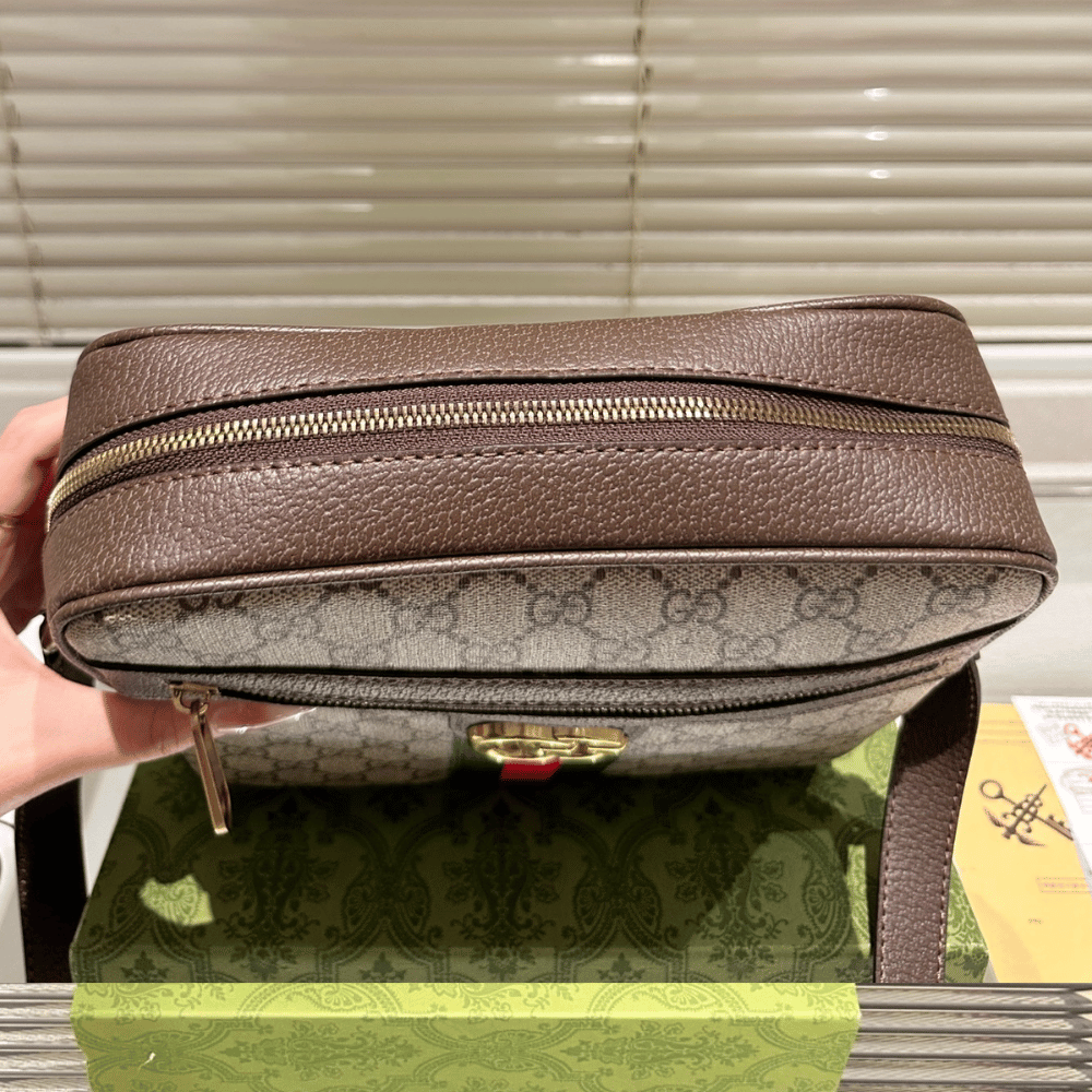 Gucci Ophidia Gg Small Messenger Bag Beige 9.4 Inches