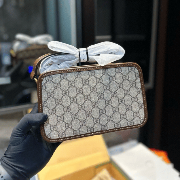 Gucci Ophidia Small Camera Bag Beige 8.6 Inches
