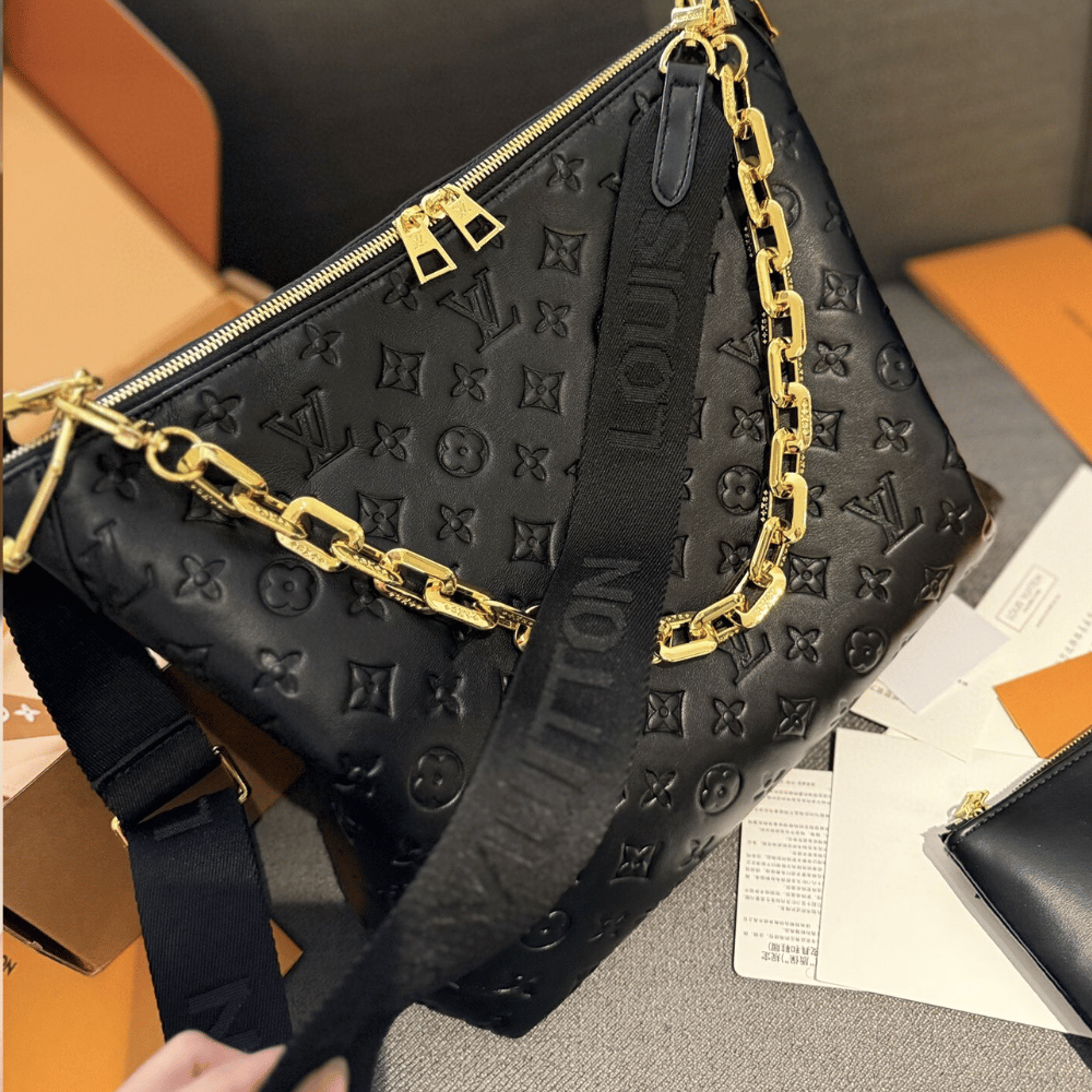 Louis Vuitton Coussin Hobo MM Black 15 Inches M12068