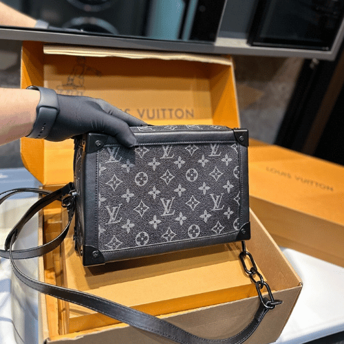 Louis Vuitton Soft Trunk Monogram Eclipse 9.8 Inches M44730