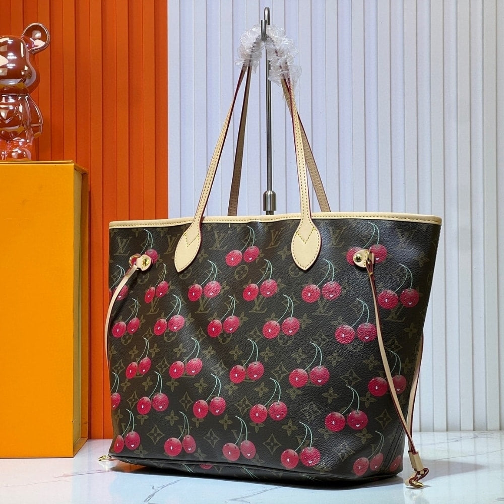 Louis Vuitton X Takashi Murakami Neverfull Monogram Canvas Brown M27847 12.2 Inches