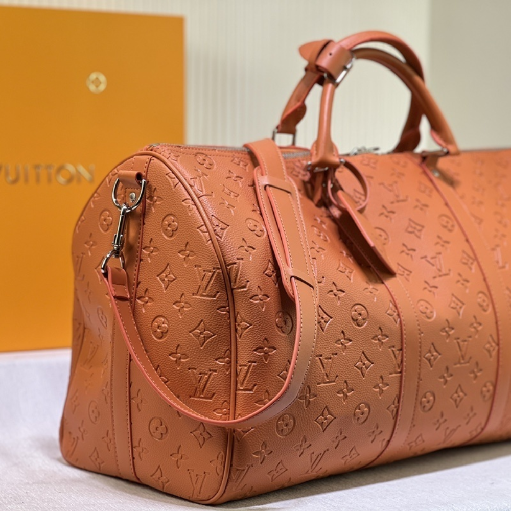 Louis Vuitton Keepall Bandoulière 50 Bag Orange 19.7 Inches M20963