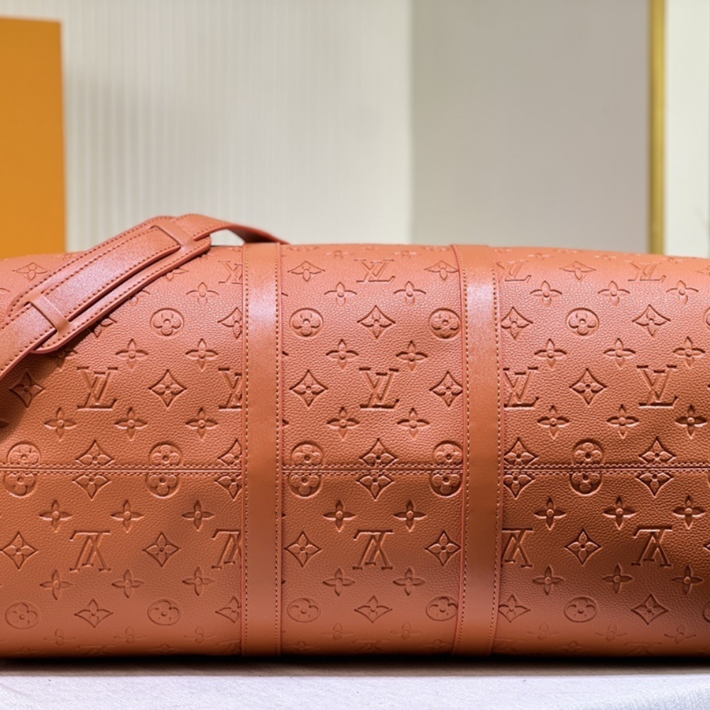 Louis Vuitton Keepall Bandoulière 50 Bag Orange 19.7 Inches M20963
