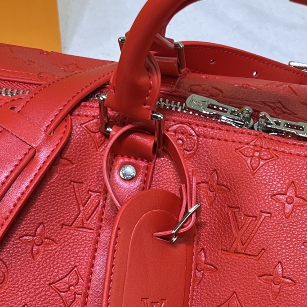 Louis Vuitton Keepall Bandoulière 50 Bag Red 19.7 Inches M23750