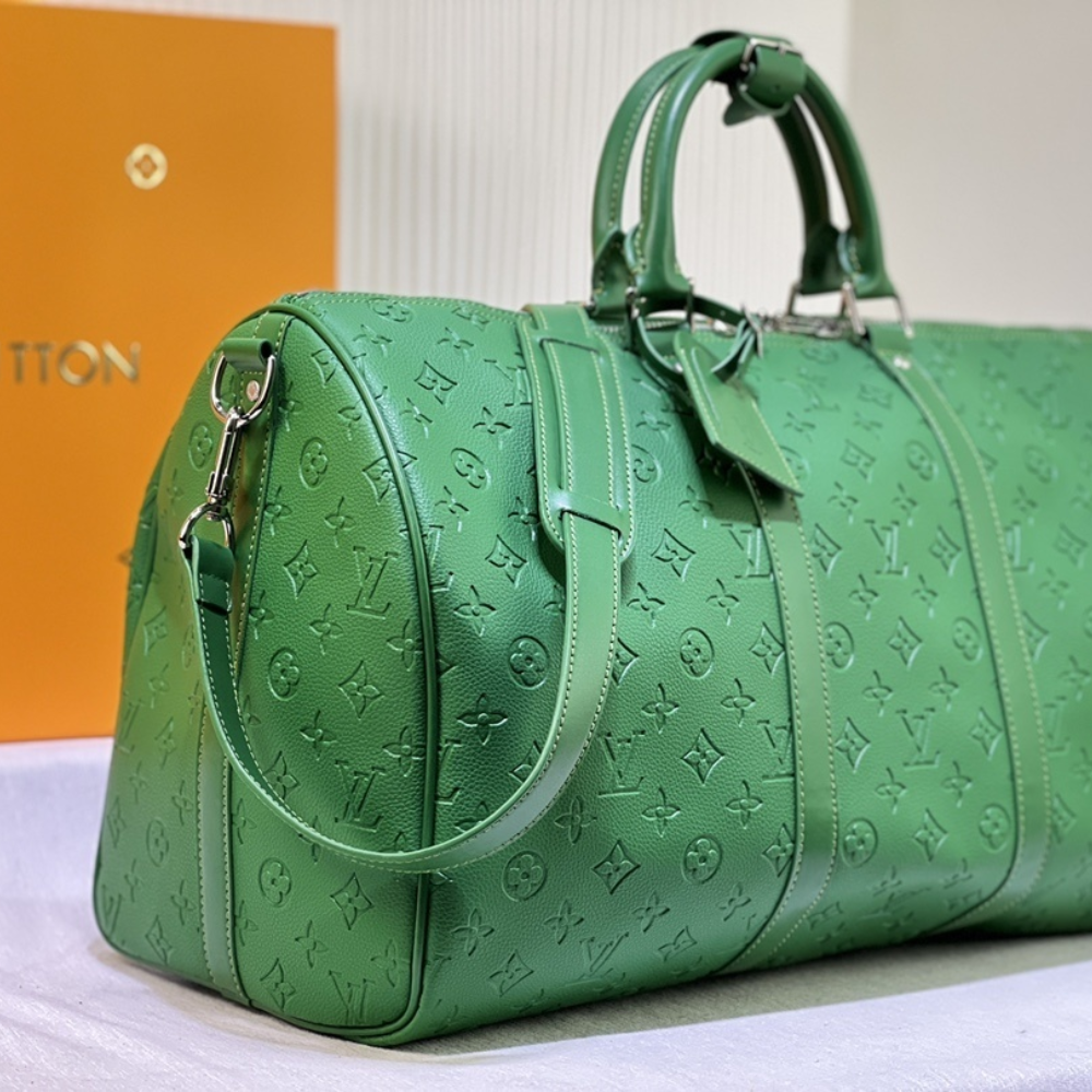 Louis Vuitton Keepall Bandoulière 50 Bag Green 19.7 Inches M23751