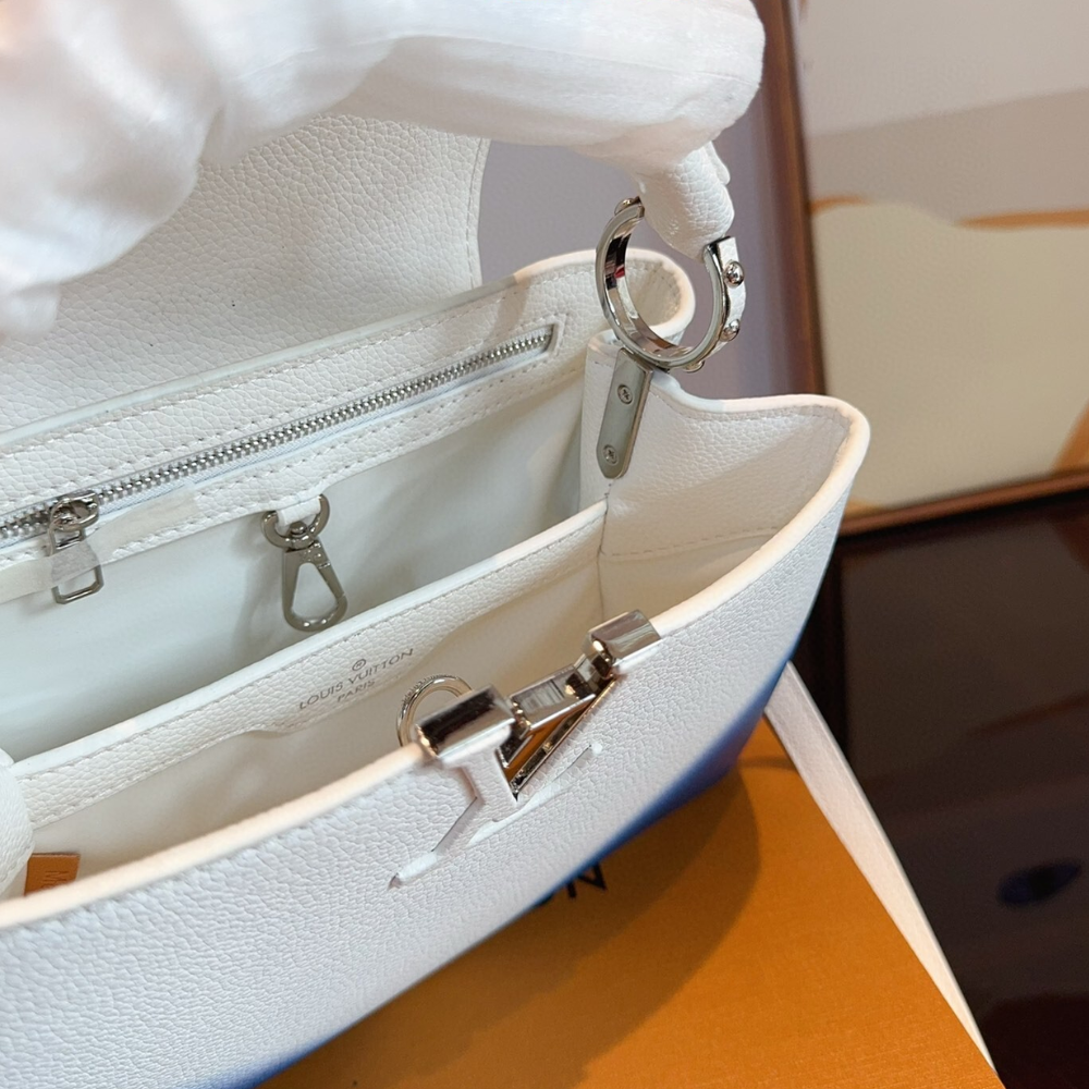Louis Vuitton Capucines BB Gradient Blue White 10.6 Inches