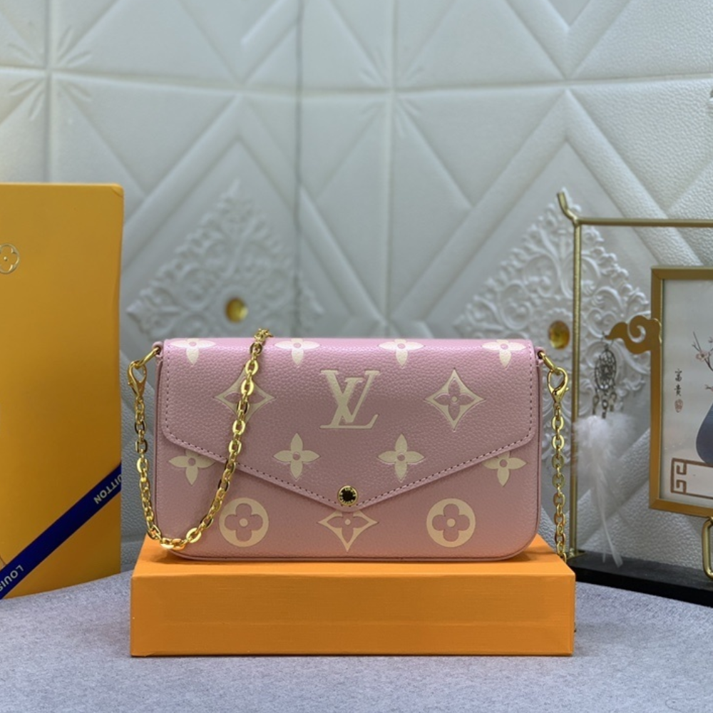Louis Vuitton Félicie Pochette Rose Trianon Pink 8.3 Inches M81759