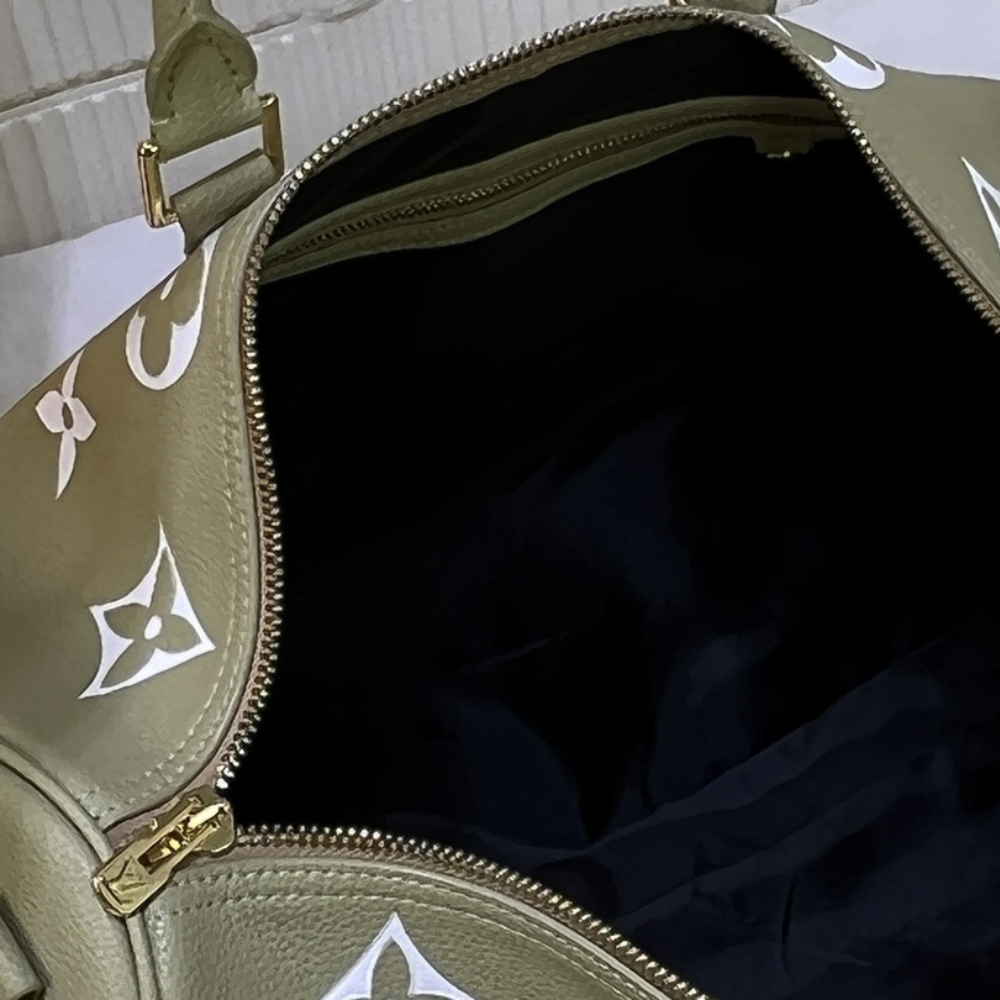 Louis Vuitton Keepall Bandoulière 45 Olive Green 17.7 Inches M46670