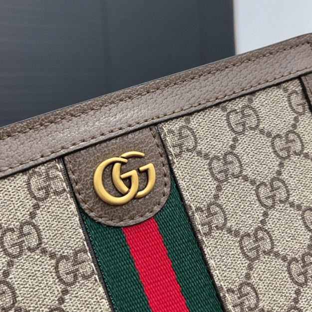 Gucci Ophidia Gg Small Shoulder Bag Beige 8.6 Inches