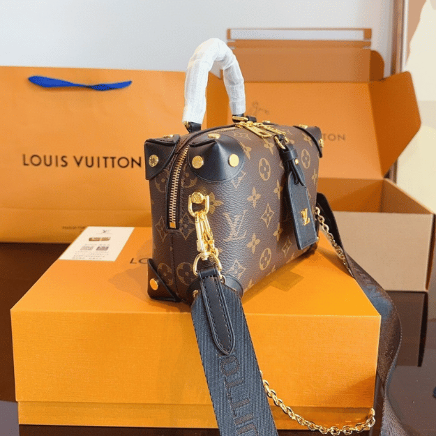 Louis Vuitton Soft Trunk Mini Black Monogram Crossbody Bag
