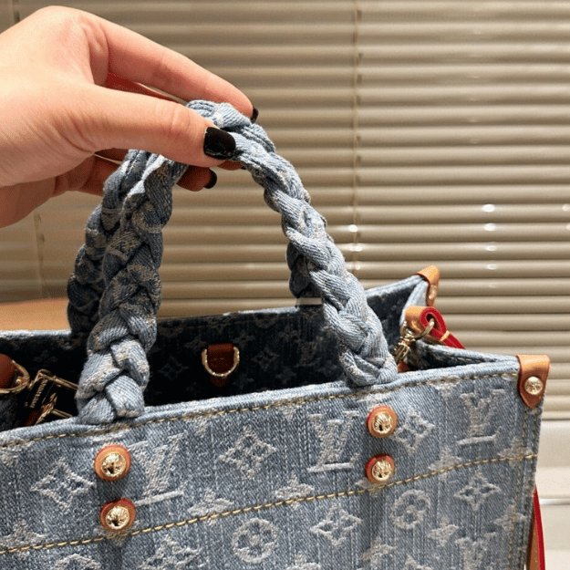 Louis Vuitton Onthego PM Denim Monogram 11.8 Inches M24897