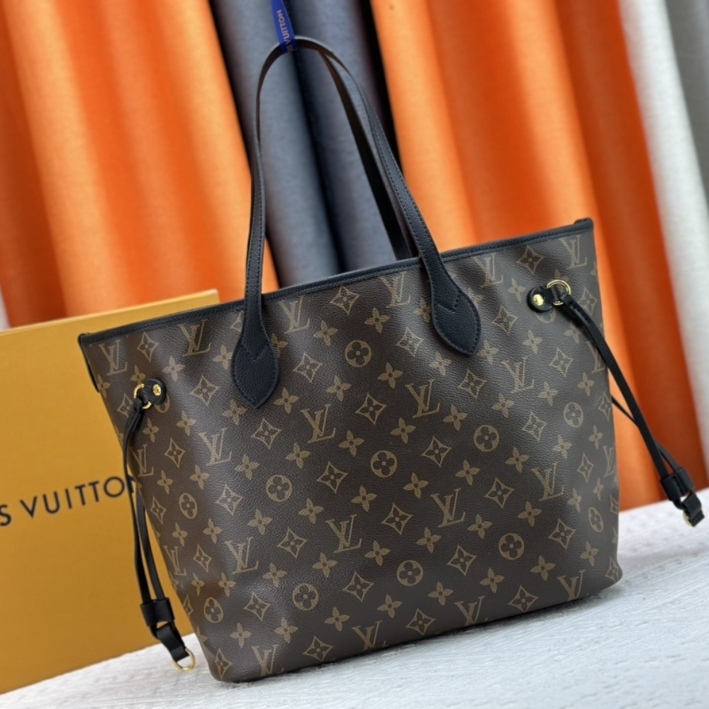 Louis Vuitton Neverfull Inside Out MM Dark Brown 12.2 Inches M11946