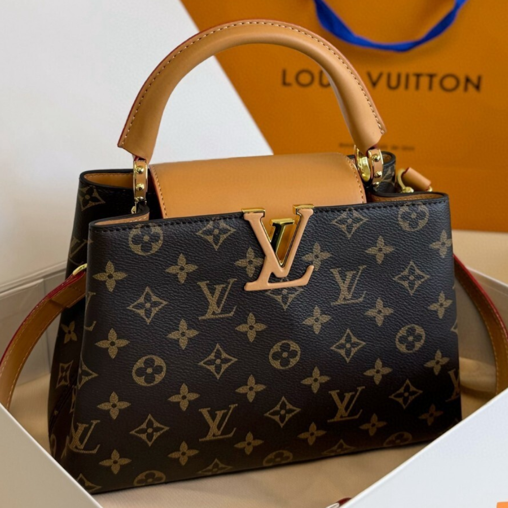 Louis Vuitton Capucines BB Monogram Brown 10.6 Inches