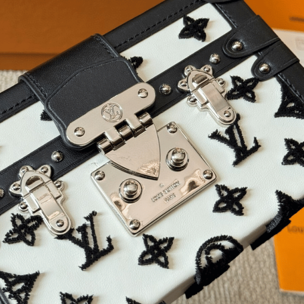 Louis Vuitton Side Trunk Mini Monogram Black/White 7.5 Inches