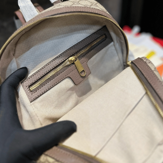 Gucci Ophidia Gg Backpack Beige 9 Inches 547965 9U8BT 8994