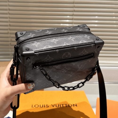 Louis Vuitton Mini Soft Trunk Monogram Eclipse 7.3 Inches M44735