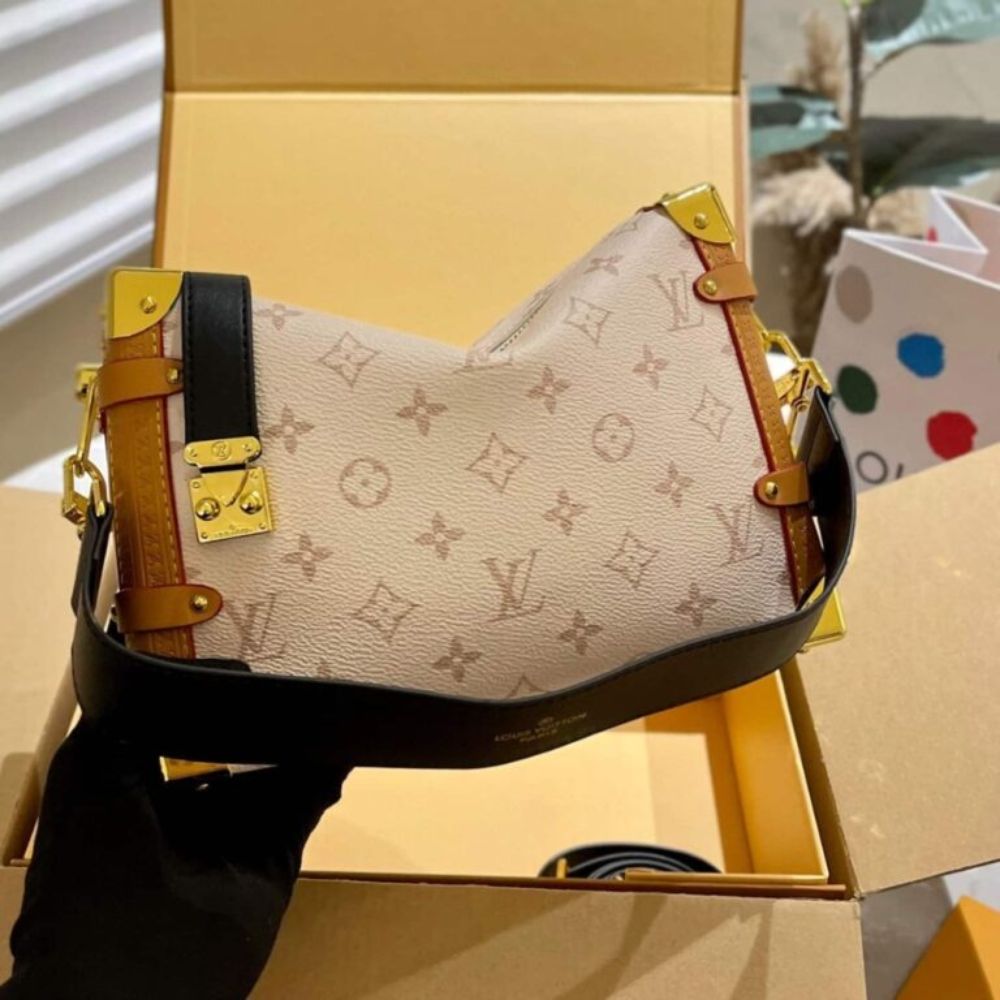 Louis Vuitton Side Trunk MM Monogram Dune 9.3 Inches M46907